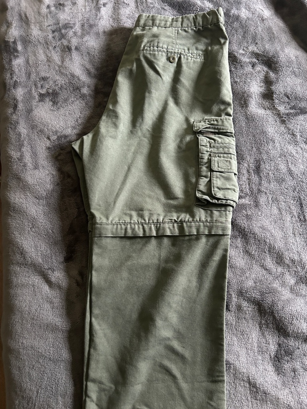 Utility Cargo Pants for Men — Olive Green
